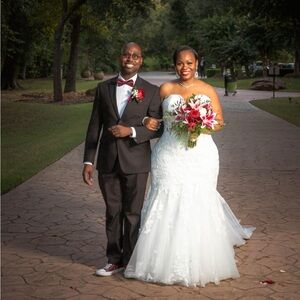 Mermaid Wedding dress with hitch